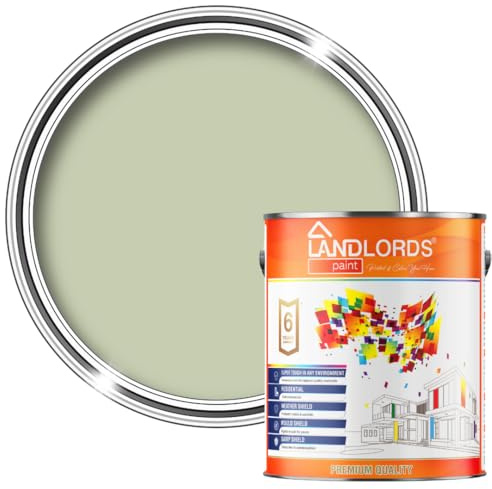 Landlords Fence and Garden Shed Paint | Furniture, Barn, Wood and Outdoor Paint | Quick-Drying Protection for Furniture | Sage Green 2.5L