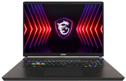 MSI Vector 17 HX A14VFG-260XES, 20th Anniversary Edition, Ordenador portátil 17 QHD+ (Intel Core i7-14700HX, 32GB RAM, 1TB SSD, RTX 4060 GDDR6 8GB, Free Dos) Cosmos Gray - Teclado QWERTY español