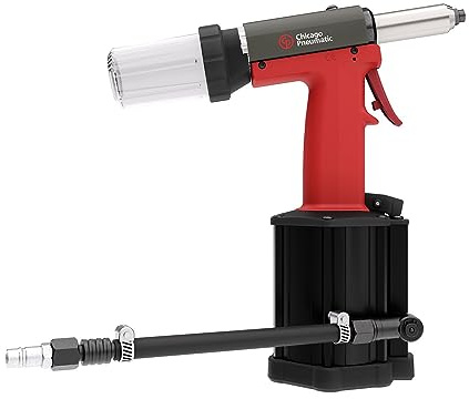 Chicago Pneumatic CP9886 - Remachadora de aire, herramientas mecánicas, construcción, mejoras del hogar, herramienta de pistola de aire, tipo remache ciego, tamaño máximo de remache 3/16 pulgadas /