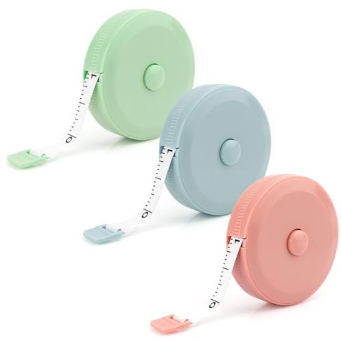 Maßband Körper,Massband Körper,Schneidermaßband,Measuring Tape,Schneider Maßband,Körpermaßband,Maßbänder Zum Nähen,Tape Measure,Body Measuring Tape,150cm/60 Zoll,Zentimetermaßband,Körpermassband,3 Stk