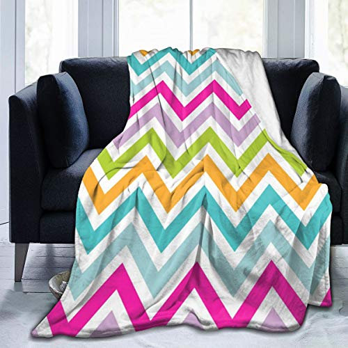 Kuscheldecke Hell Streifen Bunt Wohndecke Weich Flanell Decke Gemütlich Sofadecke Für Winter Bank Wohnzimmer M