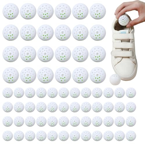 Sfere di deodorizzatore per scarpe, sfere da scarpe da 4 cm da 4 cm con copertura PP, deodorante per lotta agli odori per sneaker neutralizzanti e rinfrescanti