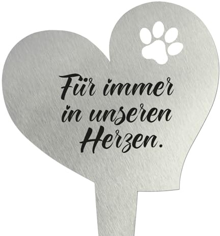 younikat Grabschmuck wetterfest aus Edelstahl 18 cm - you0082