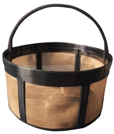 Filtro profesional para máquina de café de 12 tazas, acero inoxidable, malla permanente, accesorios para cafetera, accesorios de repuesto para oficina/hogar