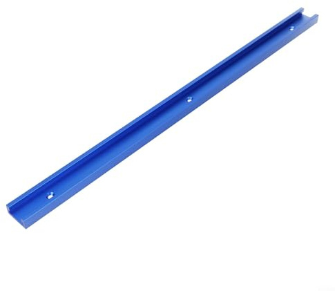 Slot Aluminium Alloy T Track Miter Track and Miter Bar Slider Table for Woodworking Benches and Router Table, Compatible with Quick Acting Clamp (500mm)