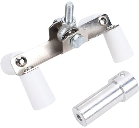 Asixxsix Rullo per angoli esterni in cartongesso, applicatore per angoli esterni, strumento per la spremitura del fango per asta di prolunga filettata 1/2 pollice e manici M10