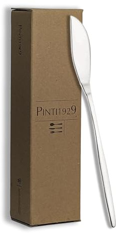 Sicignano | Coltello per Pesce Olivia, 21,8 cm, in Acciaio Inox, Confezione da 6, Design elegante, per Bar Ristorante