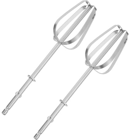 Frusta per Mixer a 12 Fili in Acciaio Inossidabile, 2 Pezzi | Accessorio per Impasto e Montatura, Uso Commerciale e Cucina, Colore Argento, Pulizia Semplice