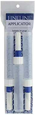 Fineline Applicators 8132 Fineline Präzisionsapplikatoren, 20 Gauge, leer, 3 Stück, weiß, One Size