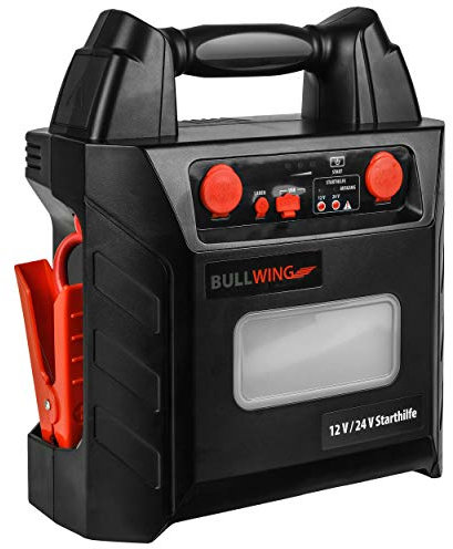 Bullwing Starthilfe Powerbank 24V LKW 900A Auto 12V 1800A