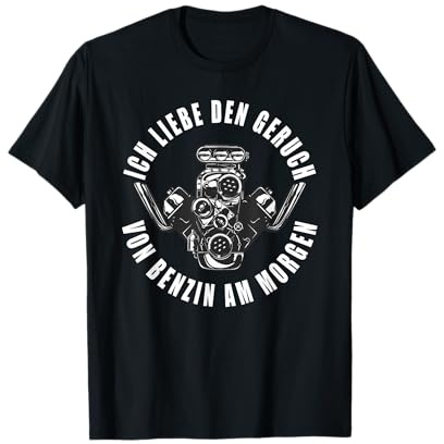 Der Geruch von Benzin - V8 Hubraum Autoliebhaber T-Shirt