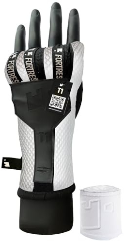 Fortress Boxing Boxbandagen - T1 Fastwraps für Kickboxen, Muay Thai, & MMA Innenhandschuh - Patentierte Design Boxing Hand Wraps für Boxhandschuhe Damen und Männer