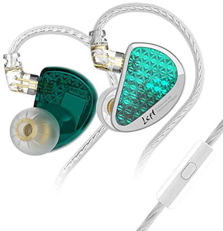 Yinyoo KZ AS16 PRO In-Ear-Kopfhörer, 8 ausgewogene Armature Drivers Stage Studio HiFi IEM in Ear Monitor, Geräuschisolierung, kabelgebundene In-Ear-Kopfhörer, 3,5 mm Gaming-Ohrhörer für Musiker