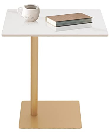 Cre Cra Beistelltisch aus gesinterter Stein,C-Form Beistelltisch für Sofa