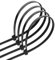 Bridas de nylon negras (30 uds) 4,8 x 250 mm, resistentes y duraderas, ideales para sujetar cables y organizar instalaciones.