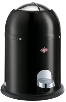 WESCO Mini Master Abfalleimer 6 L, Schwarz, 26,4x26,4x36cm