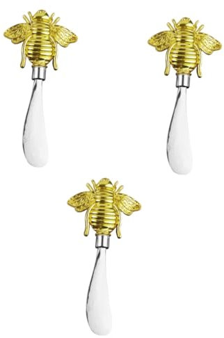 Amosfun 3St Buttermesser Geschirr ausstecher rentier esszimmertische buerostuehle geschke käse Besteck Fruchtmarmeladenspatel praktischer Butterstreicher Marmeladenschaber Rostfreier Stahl