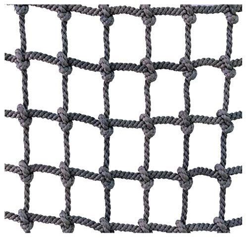 DANGXINYU Filet de Sécurité pour Enfants Filet Escalade,Corde d'escalade Exterieur Escalade Enfant Descalade Grimper Suspendu Arbre Grand Climbing(10mm-8cm,2X2m/6.6X6.6ft)
