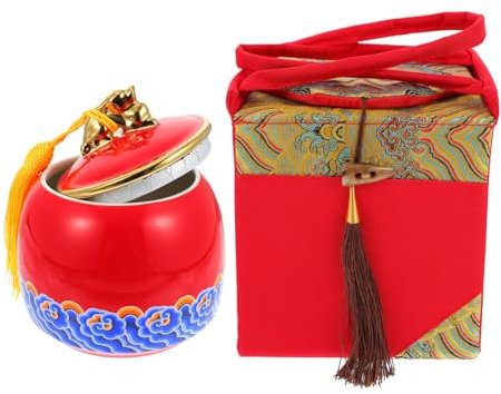 Amosfun Juego De Lata Creativa Para Guardar Té Hermética Ideal Para Té y Especias