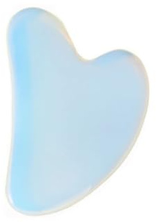 Opal Roller Natur Jade Pflege GuaSha Schaber Quarz Cellulite Massagegerät Gesundheit Massage Zubehör (Purple Bee)