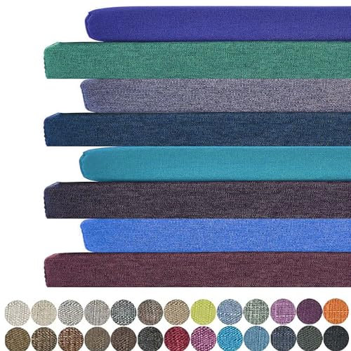Outdoor Bankauflage 100x45x5cm Waschbar und Abnehmbar Sitzkissen für Gartenmöbel Schaukel Terrasse Bequemes Rutschfestes Design Indoor und Outdoor (Dunkelgrau 120x35x5cm)