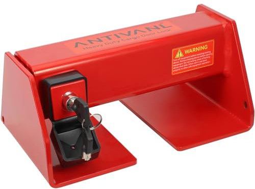 Antivanl Shipping Container Lock Heavy Duty, Maximum Security Heavy Duty Trailer Door Lock, Connex Container Lock with Exclusive Keys, Shipping Container Accessories for Trailer Security