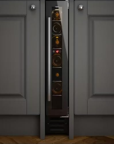 Apelson UBWC150B.1 15cm Black Glass Wine Cooler