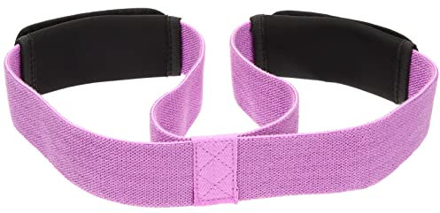 Bande Élastique de Yoga Pourpre 100 LB, Extensible, pour Fitness