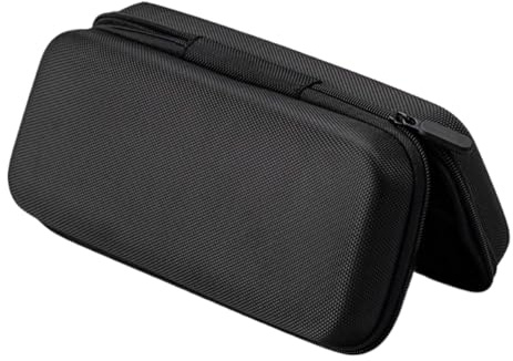 Custodia per disco rigido esterno, custodia da viaggio antiurto, custodia cilindrica leggera con maniglia regolabile, borsa elettronica per archiviazione e trasferimento di computer portatili, 20 x 10