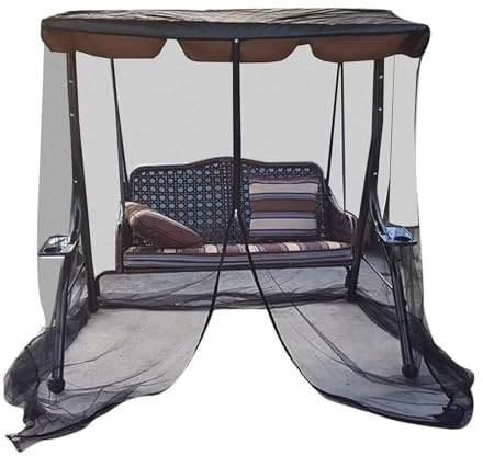 Mosquitera para Porche y Terraza - Pantalla De Malla con Cremallera,Protección UV Resistente A La Intemperie Cubierta Plegable Protectora para Jardín Balcón Garaje Terraza Camping