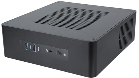 GMBYLBY TA65 ITX HTPC Case del Computer Desktop Case Desktop con USB3.0 Port Industrial Control per Home Theater PC Gaming Itx Computer Chassis