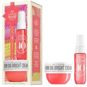 Sol de Janeiro Bom Dia Bright Holiday Set, Körperpflege-Duo mit Bright Cream 75ml und Cheirosa 40 Duft 30ml, Festliche Kollektion