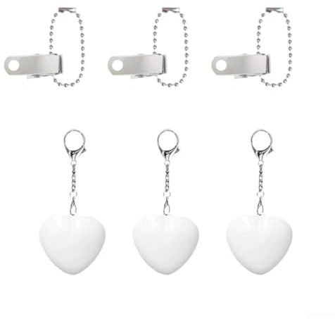 Paquete de 3 luces LED de corazón para bolsa, con sensor táctil y de movimiento, recargables, bolsa de mano, luz nocturna, llavero, regalos de San Valentín para ella