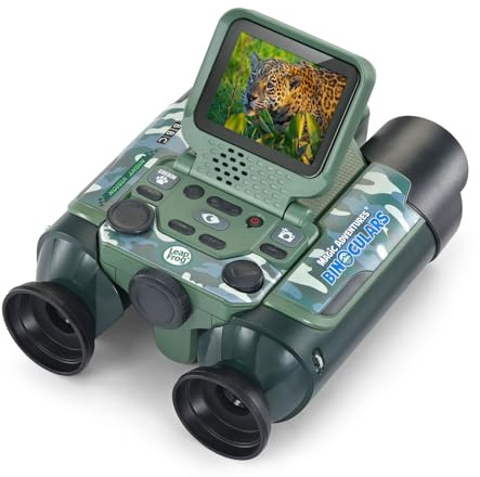 LeapFrog Magic Adventures Binoculars with Screen Capture, Night Vision, Camo