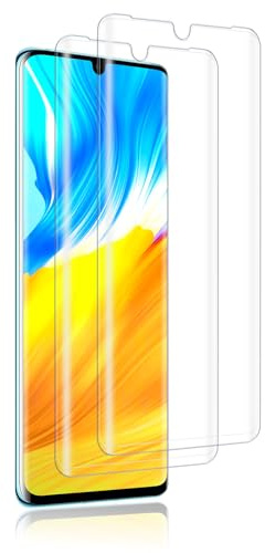 Carantee für Panzerglas für Huawei P30 Pro Schutzfolie, 2 Stück 9H Härte Schutzglas für Huawei P30 Pro Displayschutz, Hohe Touch-Empfindlichkeiti, Anti-Fingerabdruck, HD Blasenfre Displayschutzfolie