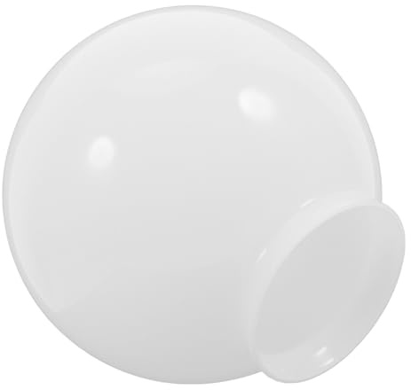 FELTECHELECTR -jour Lumière Douce Diffuse L'éblouissement en Verre Blanc Sphérique pour Ventilateur de Plafond pour Salle à Manger Élégante