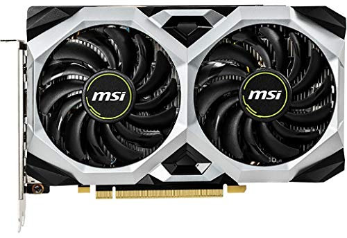 MSI GeForce GTX 1660Ti VENTUS XS 6G OC Graphics Card '6GB GDDR6, 1830MHz, 3x DisplayPort, HDMI, Dual Fan Cooling System'