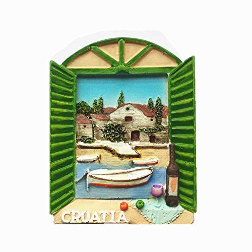 3D-Kühlschrankmagnet, Reise-Souvenir, Geschenk, Heim- und Küchendekoration, Magnet-Aufkleber, Kroatien, Kühlschrank-Magnet-Kollektion