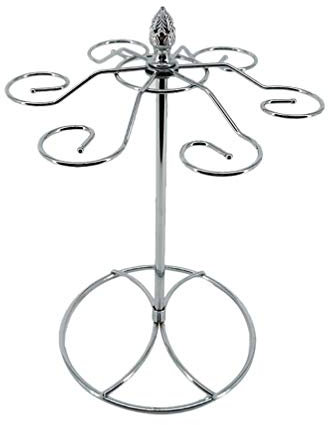 Cabilock Creative Hanging Wine Glass Holder Iron Art Goblet Rack for Restaurant Simple Goblet Drainer Stand for Wine Lovers