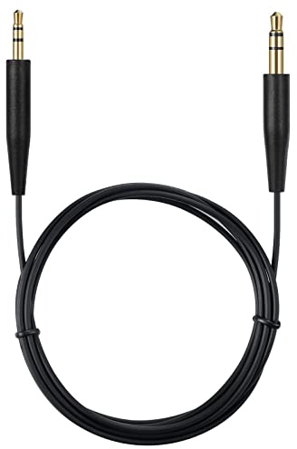 EARLA TEC Replacement Audio Cable, 1.4M/4.6ft 3.5mm to 2.5mm for Bose QuietComfort QC25 QC35 QC35II QC45 NC 700 Soundlink Soundtrue OE2 OE2i Headphones, Black