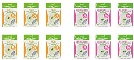 6x Slendier Bio Konjac Arroz 400g & 6x Bio Konjac Cabello de ángel 400g