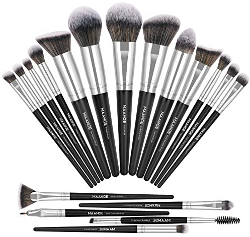 Make Up Pinsel 18Pcs Professionelle Pinselset Makeup Premium Synthetische Stiftung Pinsel für Blending Face Powder Blush Concealers Augenbraue Make Up Pinsel Set