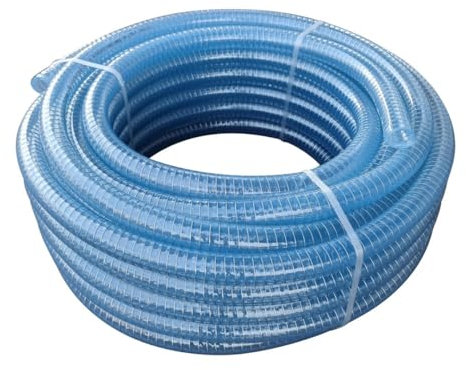 REKUBIK 19mm 3/4 (30m) Spiralschlauch Saug-/Druckschlauch Transparent
