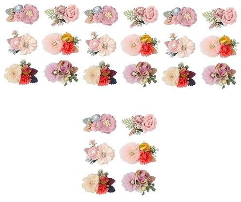 Garneck 24pezzi Fermagli Per Artificiali Accessori Per Ragazze Matrimoni e Speciali