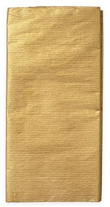 Papier Tischdecke Gold 120 x 180 cm Einwegtischdecke