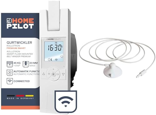 HOMEPILOT - RolloTron premium smart & - Sonnensensor 0,75 Meter | Passend für RolloTron Gurtwickler und Zeitschaltuhren | Automatische, helligkeitsabhängige Rollladensteuerung