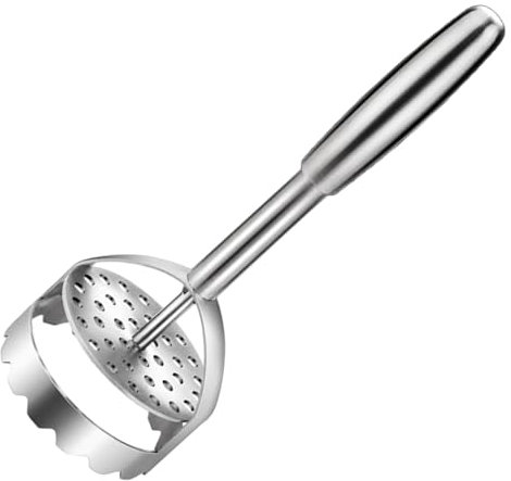 Schiacciapatate, utensile da cucina, schiacciapatate resistente, in acciaio inox, resistente alle macchie, lavabile in lavastoviglie, per carote cotte