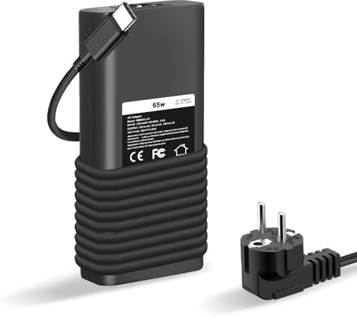 65W USB C Ordinateur Portable Chargeur pour De LL Latitude 3400 3500 7300 7400 Xps 12 13 15 9250 9343 9350 Chromebook 3380 5190 Venue 5855 5056 Tipo C câble Ordinateur Portable