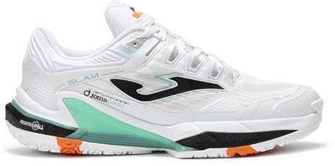 Joma Pádel Zapatilla Slam, 37-47 - Suela Reactive Ball Que Absorve Impactos y Evita Torsiones en Articulaciones