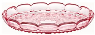 Guzzini - Vanity, Vassoio tondo piccolo rosa flamingo, in Bio-based SAN e Bio-based SMMA - ARIA